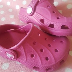 CROCS🐊 Pink Girl's Toddler #4-5